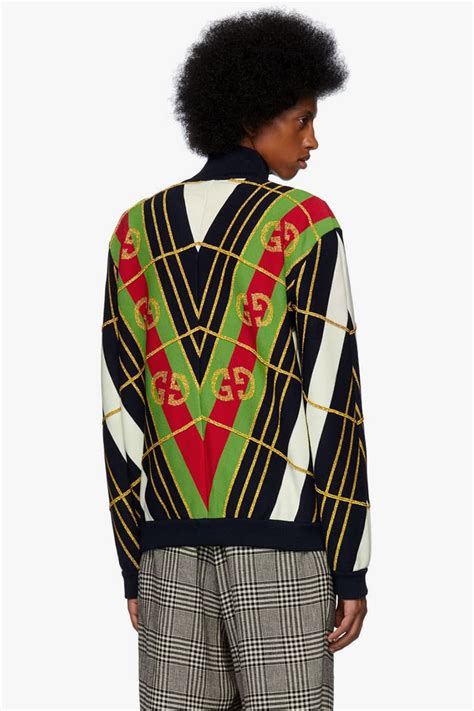 gucci sweater outlet|Gucci zipper sweater.